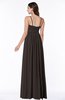 Modern A-line Spaghetti Zip up Floor Length Sash Plus Size Bridesmaid Dresses