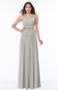 Modern A-line Spaghetti Zip up Floor Length Sash Plus Size Bridesmaid Dresses