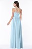 Modern A-line Spaghetti Zip up Floor Length Sash Plus Size Bridesmaid Dresses