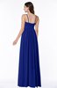 Modern A-line Spaghetti Zip up Floor Length Sash Plus Size Bridesmaid Dresses