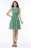 Plain Scoop Sleeveless Zipper Mini Bridesmaid Dresses