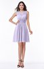 Plain Scoop Sleeveless Zipper Mini Bridesmaid Dresses