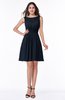 Plain Scoop Sleeveless Zipper Mini Bridesmaid Dresses