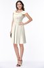 Cute Scoop Short Sleeve Zip up Sash Plus Size Bridesmaid Dresses