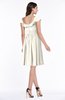 Cute Scoop Short Sleeve Zip up Sash Plus Size Bridesmaid Dresses