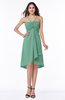 Simple A-line Spaghetti Zip up Chiffon Ruching Plus Size Bridesmaid Dresses