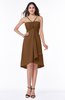 Simple A-line Spaghetti Zip up Chiffon Ruching Plus Size Bridesmaid Dresses
