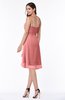 Simple A-line Spaghetti Zip up Chiffon Ruching Plus Size Bridesmaid Dresses