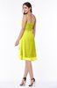 Simple A-line Spaghetti Zip up Chiffon Ruching Plus Size Bridesmaid Dresses