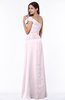 Modern A-line One Shoulder Sleeveless Floor Length Plus Size Bridesmaid Dresses