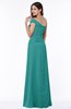 Modern A-line One Shoulder Sleeveless Floor Length Plus Size Bridesmaid Dresses