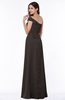 Modern A-line One Shoulder Sleeveless Floor Length Plus Size Bridesmaid Dresses