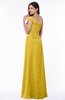 Modern A-line One Shoulder Sleeveless Floor Length Plus Size Bridesmaid Dresses