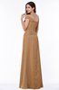 Modern A-line One Shoulder Sleeveless Floor Length Plus Size Bridesmaid Dresses