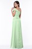 Modern A-line One Shoulder Sleeveless Floor Length Plus Size Bridesmaid Dresses