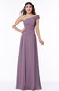 Modern A-line One Shoulder Sleeveless Floor Length Plus Size Bridesmaid Dresses