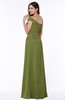 Modern A-line One Shoulder Sleeveless Floor Length Plus Size Bridesmaid Dresses