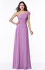 Modern A-line One Shoulder Sleeveless Floor Length Plus Size Bridesmaid Dresses
