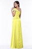 Modern A-line One Shoulder Sleeveless Floor Length Plus Size Bridesmaid Dresses