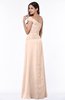 Modern A-line One Shoulder Sleeveless Floor Length Plus Size Bridesmaid Dresses