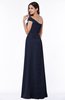 Modern A-line One Shoulder Sleeveless Floor Length Plus Size Bridesmaid Dresses