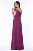 Modern A-line One Shoulder Sleeveless Floor Length Plus Size Bridesmaid Dresses