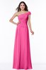Modern A-line One Shoulder Sleeveless Floor Length Plus Size Bridesmaid Dresses
