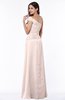 Modern A-line One Shoulder Sleeveless Floor Length Plus Size Bridesmaid Dresses