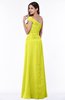 Modern A-line One Shoulder Sleeveless Floor Length Plus Size Bridesmaid Dresses