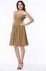 Elegant Strapless Sleeveless Zipper Knee Length Ribbon Bridesmaid Dresses