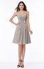 Modern Sleeveless Zip up Chiffon Mini Plus Size Bridesmaid Dresses