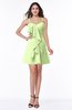Traditional Spaghetti Sleeveless Chiffon Mini Ruffles Plus Size Bridesmaid Dresses