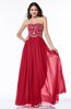Sexy A-line Strapless Chiffon Rhinestone Plus Size Prom Dresses