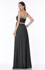 Modern Sleeveless Zipper Chiffon Floor Length Plus Size Prom Dresses