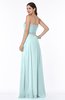 Modern Sleeveless Zipper Chiffon Floor Length Plus Size Prom Dresses