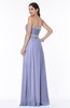 Modern Sleeveless Zipper Chiffon Floor Length Plus Size Prom Dresses