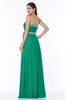 Modern Sleeveless Zipper Chiffon Floor Length Plus Size Prom Dresses