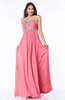 Modern Sleeveless Zipper Chiffon Floor Length Plus Size Prom Dresses