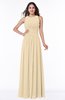 Antique A-line Scoop Zip up Floor Length Plus Size Bridesmaid Dresses