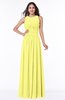 Antique A-line Scoop Zip up Floor Length Plus Size Bridesmaid Dresses