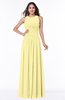 Antique A-line Scoop Zip up Floor Length Plus Size Bridesmaid Dresses