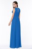 Antique A-line Scoop Zip up Floor Length Plus Size Bridesmaid Dresses