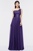Elegant A-line Zip up Floor Length Ruching Bridesmaid Dresses