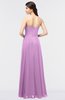 Modern Sleeveless Zip up Floor Length Plainness Bridesmaid Dresses