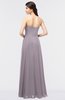 Modern Sleeveless Zip up Floor Length Plainness Bridesmaid Dresses