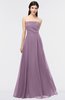 Modern Sleeveless Zip up Floor Length Plainness Bridesmaid Dresses