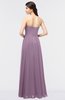 Modern Sleeveless Zip up Floor Length Plainness Bridesmaid Dresses