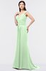 Gorgeous Mermaid Spaghetti Sleeveless Sweep Train Ruching Evening Dresses