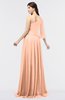 Elegant Trumpet Asymmetric Neckline 3/4 Length Sleeve Zip up Ruching Evening Dresses