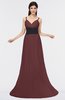 Modern A-line Spaghetti Sleeveless Bow Bridesmaid Dresses